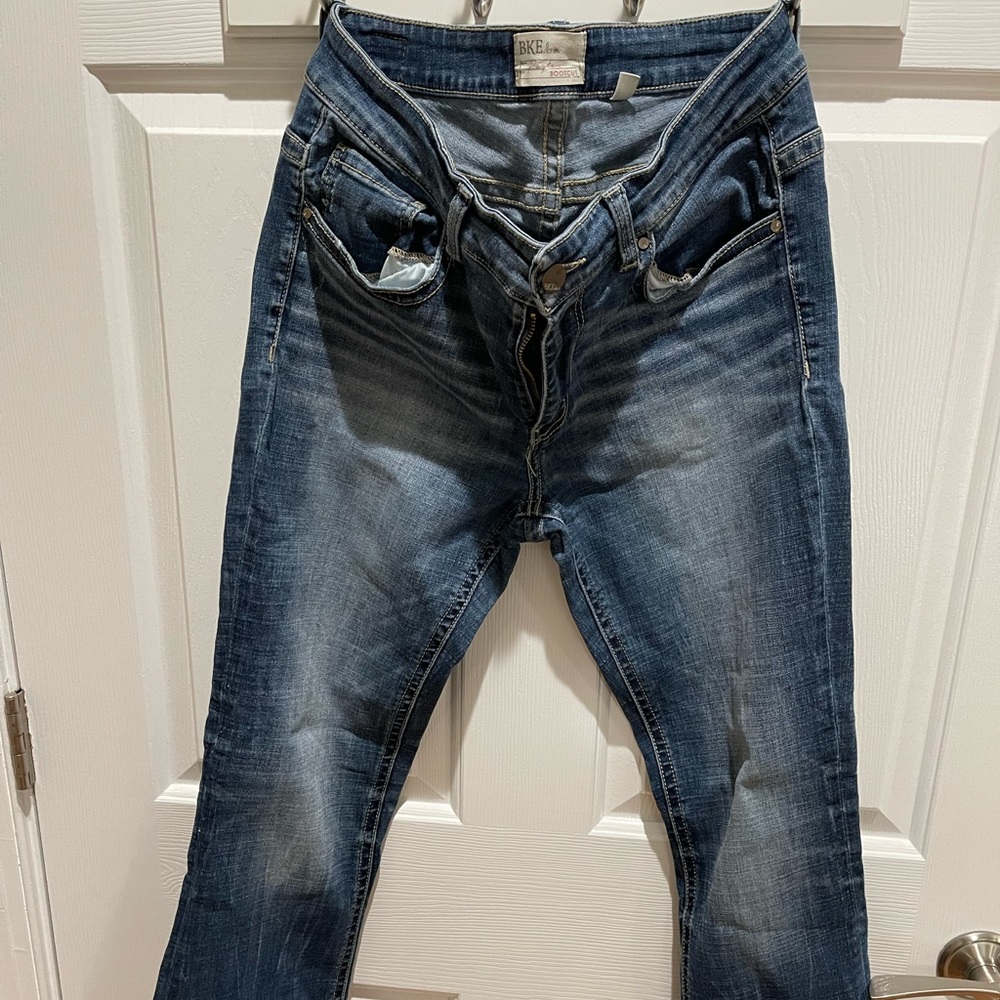 BKE Denim Women’s Blue Jeans Bootcut Size 29x31 1/2.